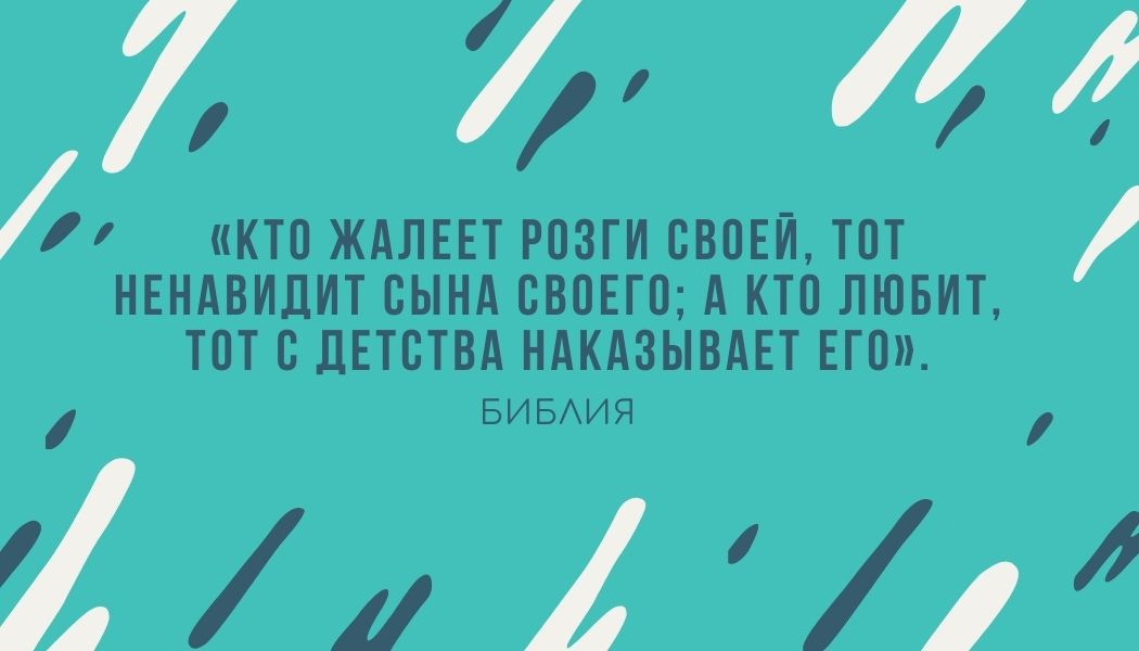 Кто жалеет розги тот ненавидит